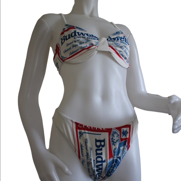 βSOLDβ Vintage 1990s Budweiser Carabella Bikini - Picture 2 of 7